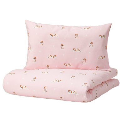IKEA Комплект постельного белья DROMSLOTT 110x125 см Принт (ИКЕА ДРОМСЛОТТ) 90521190