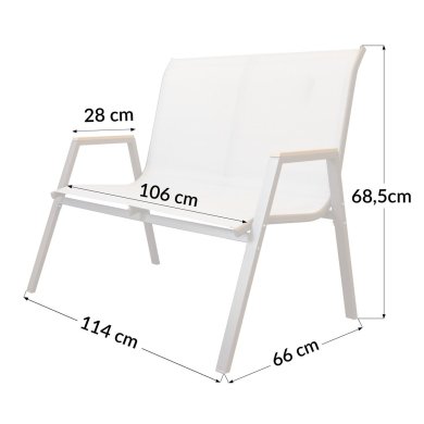 Комплект садовой мебели Kontrast MARBELLA WOOD Бежевый Meb000082 фото - 8