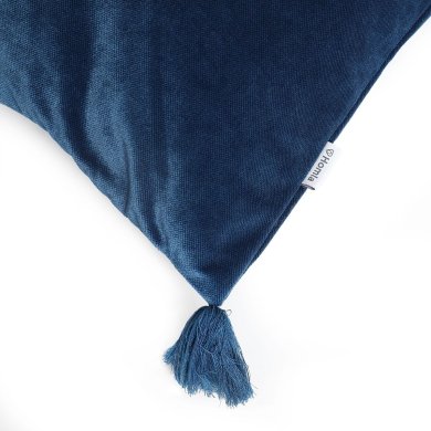 Декоративна наволочка Homla LIRA 45x45 см Темно-синій - 4 Декоративна наволочка Homla LIRA 45x45 см Темно-синій 210101 фото - 4