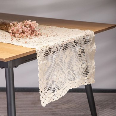 Доріжка на стіл (раннер) Homla STARSE 40x160 см Бежевий 229202 фото - 7