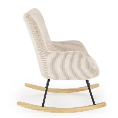 Кресло-качалка мягкое Halmar BELMIRO Кремовый - 4 Кресло-качалка мягкое Halmar BELMIRO Кремовый V-CH-BELMIRO-FOT-KREMOWY фото - 4
