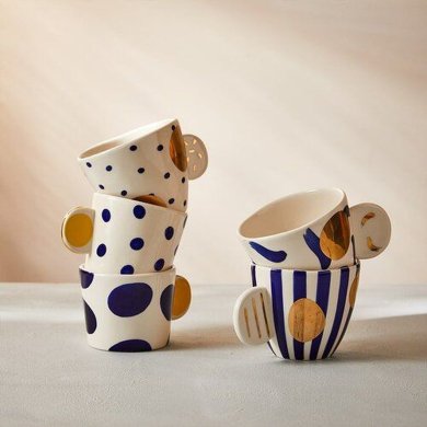 Кухоль Duka Sol 300 мл | Жовтий/Синій/Білий 1219808 фото - 7