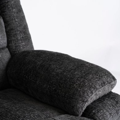 Кресло мягкое раскладное с реклайнером Mebel Elit ARTURO Welur Черный ME.ARTURO/CZ/V/FW фото - 8
