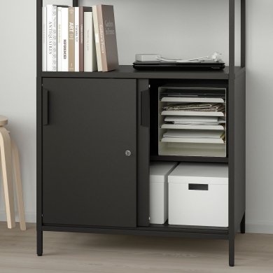Стеллаж TROTTEN Антрацит - 4 IKEA Стеллаж TROTTEN Антрацит (ИКЕА ТРОТТЕН) 49429646 фото - 4