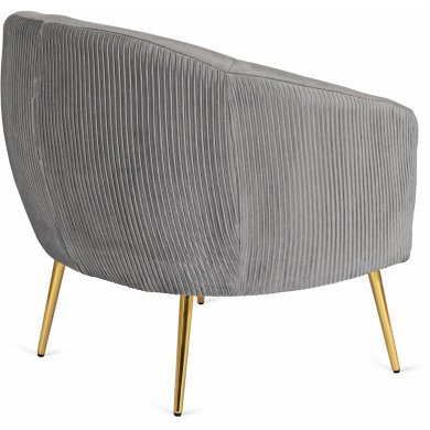 Кресло мягкое Mebel Elit STELLA Welur Серый ME.STELLA/P/ZL/V/FW фото - 4