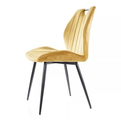 Обеденный стул Signal ARCO Welur Карри ARCOVCCU фото - 3