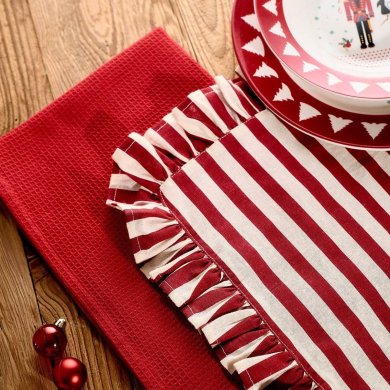 Набір кухонних рушників Homla TRUDY 45x65 см 2 шт Червоний 236707 фото - 11