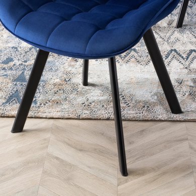 Обідній стілець Mebel Elit RICK Welur Синій - 10 Обідній стілець Mebel Elit RICK Welur Синій ME.RICK/GR/V/K фото - 10