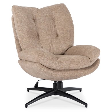 Кресло мягкое поворотное с подставкой Mebel Elit FREMONT Бежевый ME.FREMONT/BZ/CZ/T/FW фото - 2
