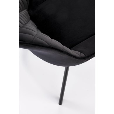 Обідній стілець поворотний Halmar K520 Чорний V-CH-K/520-KR-CZARNY фото - 11