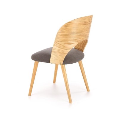 Обеденный стул Halmar CADIZ Пепельный - 2 Обеденный стул Halmar CADIZ Пепельный V-PL-CADIZ-NATURALNY/POPIEL фото - 2