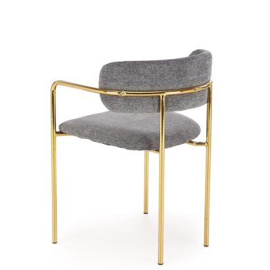 Обідній стілець Halmar K537 Попелястий V-CH-K/537-KR-POPIELATY фото - 3