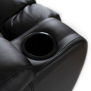 Крісло м'яке розкладне з реклайнером Mebel Elit AUSTIN Чорний ME.AUSTIN/CZ/E/FW фото - 6