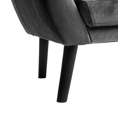 Диван Signal BERGEN Welur 2 Серый - 4 Диван Signal BERGEN Welur 2 Серый BERGEN2V14-venge фото - 4