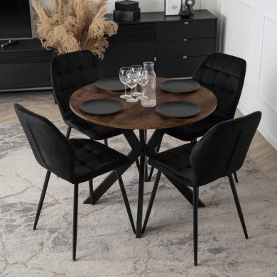 Обідній стіл Mebel Elit LAUREN 80 см Дуб рустік ME.LAUREN/RU/CZ/S80 фото - 5