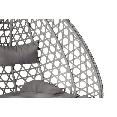 Підвісне крісло-кокон Corciano ROSA PREMIUM Сірий 5901721059696 фото - 5