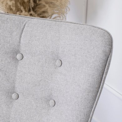 Крісло м'яке з підставкою Mebel Elit LOZANO 2 Сірий ME.LOZANO2/P/DK/T/FW фото - 10