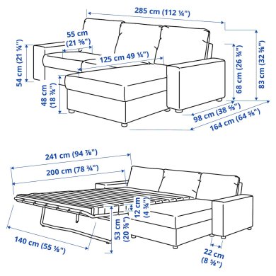 IKEA VIMLE (ИКЕА ВИМЛЕ) 79537084 фото - 5