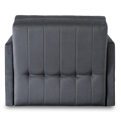 Кресло мягкое раскладное Mebel Elit VERO Welur Серый PPHUE.BASIA1/PAROS6/FW фото - 4