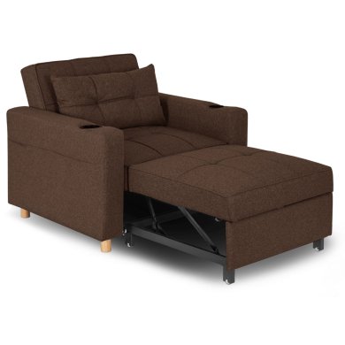 Крісло м'яке розкладне Mebel Elit SOLOR Коричневий ME.SOLOR/BR/T/FW фото - 9