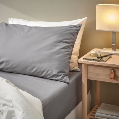 IKEA Наволочка RONNVECKMAL 50x60 см Серый (ИКЕА РОННВЕКМАЛЬ) 10537128 фото - 2