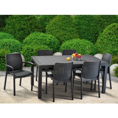 Садовий стіл Keter MELODY Графіт - 5 Садовий стіл Keter MELODY Графіт 255809 фото - 5