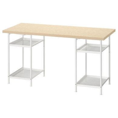 IKEA Письменный стол MITTCIRKEL/SPAND Сосна (ИКЕА МИТЦИРКЕЛЬ/СПАНД) 99569007