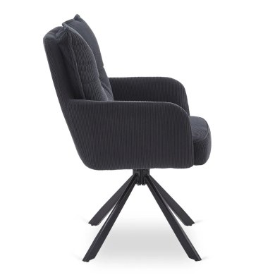 Обеденный стул поворотный Mebel Elit CITY Velvet Черный ME.CITY/CZ/SZTR/K фото - 3