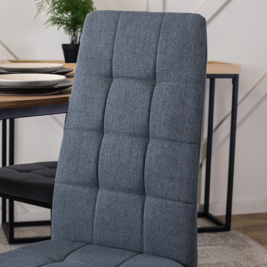 Обеденный стул Mebel Elit TEX Темно-серый - 7 Обеденный стул Mebel Elit TEX Темно-серый ME.TEX/CP/T/K фото - 7