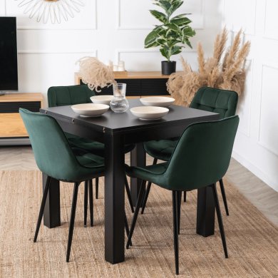 Обеденный стул Mebel Elit CHRIS Welur Зеленый ME.CHRIS/Z/CZ/V/K фото - 6