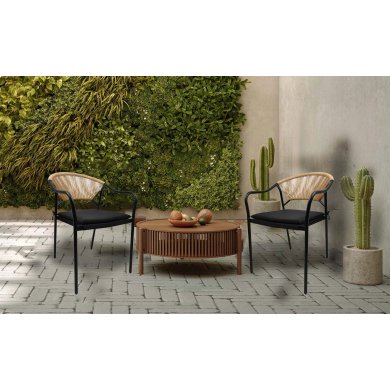 Садовый стул Kontrast PORTO Черный 5.03.212696 фото - 14