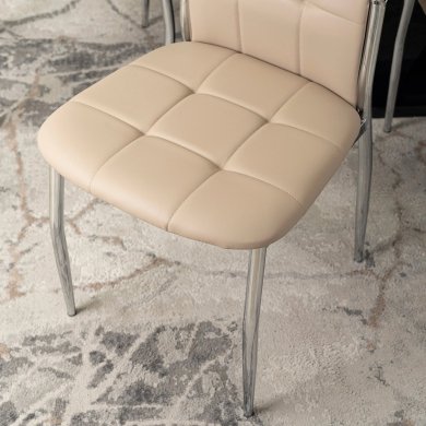 Обідній стілець Mebel Elit MOLLY Бежевий ME.MOLLY/BZ/CH/E/K фото - 10