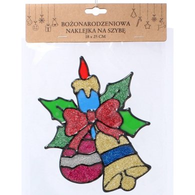 Набор рождественских наклейок Chomik 6 шт Разноцветный LEJ1894 фото - 5