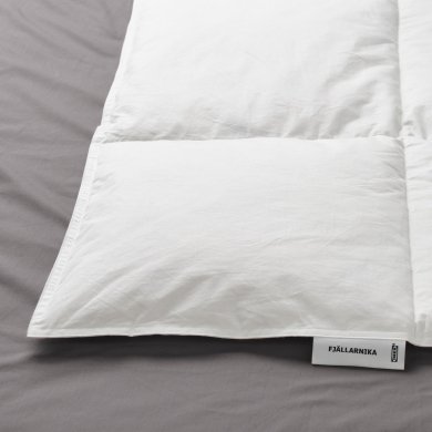 IKEA Одеяло демисезонное FJALLARNIKA 150x200 см Белый (ИКЕА ФЬЕЛЛАРНИКА) 20459035 фото - 2