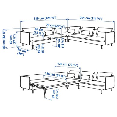 IKEA SODERHAMN (ИКЕА СОДЕРХЭМН) 49621395 фото - 3