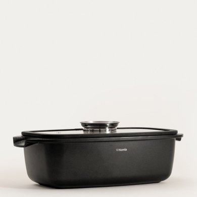 Жаровня с крышкой Homla DARREN 4 л Черный 242684 фото - 2