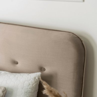 Кровать Mebel Elit DENNIS Welur 90x200 см Бежевый - 6 Кровать Mebel Elit DENNIS Welur 90x200 см Бежевый ME.DENNIS/90/BZ/V/LOZ фото - 6