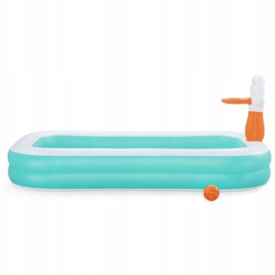 Надувной детский бассейн Bestway 54445 251х168х102 см Зеленый BES54445 фото - 4