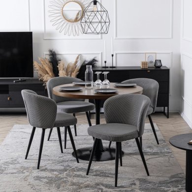 Обідній стілець Mebel Elit HAILEY Velvet Сірий ME.HAILEY/P/SZTR/K фото - 5