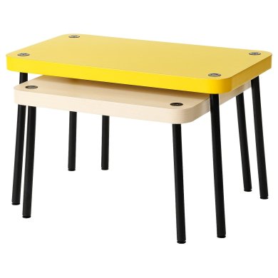 Комплект журнальных столов SONHULT 2 шт Желтый - 8 IKEA Комплект журнальных столов SONHULT 2 шт Желтый (ИКЕА СОНХАЛТ) 50578555 фото - 8