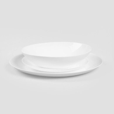 Набор тарелок Homla CAPRI 18 шт Белый 236044 фото - 4