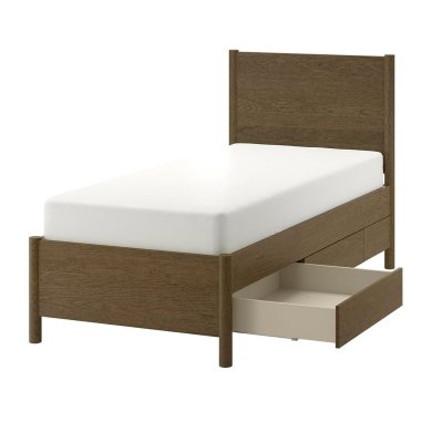 IKEA Кровать TONSTAD 90x200 см Коричневый (ИКЕА ТОНСТАД) 50575566