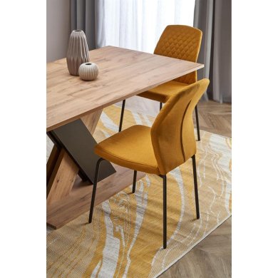 Раскладной обеденный стол Halmar XARELTO Дуб вотан - 17 Раскладной обеденный стол Halmar XARELTO Дуб вотан V-PL-XARELTO-ST-WOTAN/CZARNY фото - 17