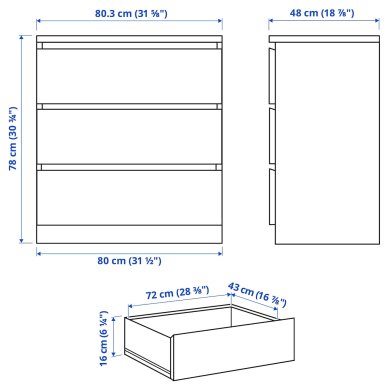 IKEA MALM (ИКЕА МАЛЬМ) 50569080 фото - 2