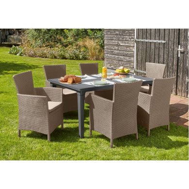 Садовое кресло Keter IOWA Капучино 215519 фото - 3