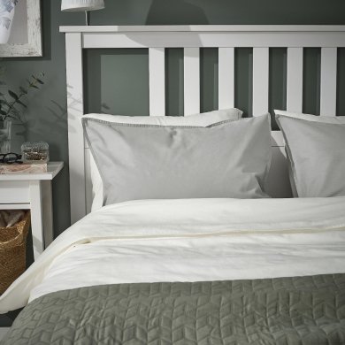 IKEA Наволочка ANGSLILJA 50х60 см Сірий (ИКЕА АНГЛИЙСКИЙ) 20592015 фото - 4