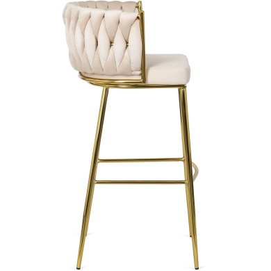 Барный стул Mebel Elit FLORES 2 Кремовый - 3 Барный стул Mebel Elit FLORES 2 Кремовый ME.FLORES2/KR/ZL/V/H фото - 3