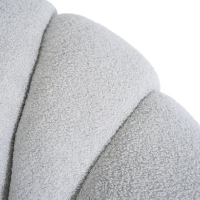 Крісло м'яке поворотне з пуфом Mebel Elit PETTIT Сірий - 5 Крісло м'яке поворотне з пуфом Mebel Elit PETTIT Сірий ME.PETTIT/P/TB/FW фото - 5