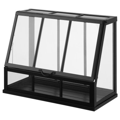 IKEA Мини парник теплица AKERBAR 45х22х35 см Черный (ИКЕА АКЕРБАР) 50537169 фото - 4