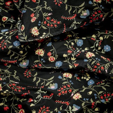 IKEA Комплект постільної білизни BRUDKRUSBAR 200x200 см Чорний (ИКЕА БРУДКРУСБАР) 90614801 фото - 4